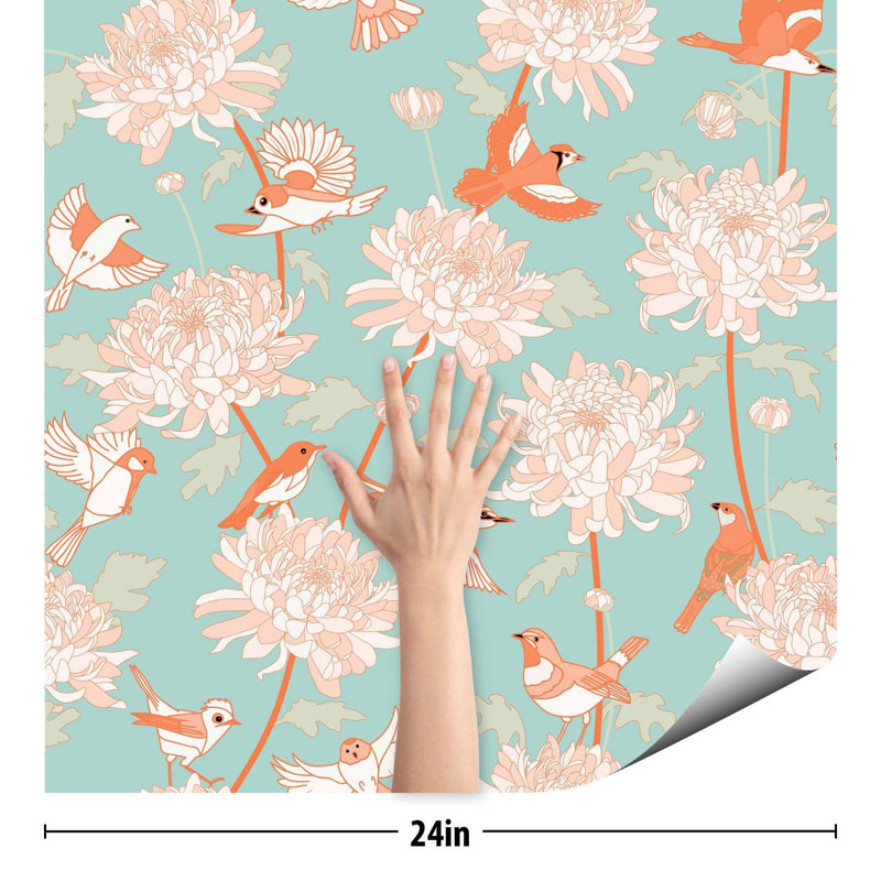 Iolande Floral Tile, 2' W x 4' L