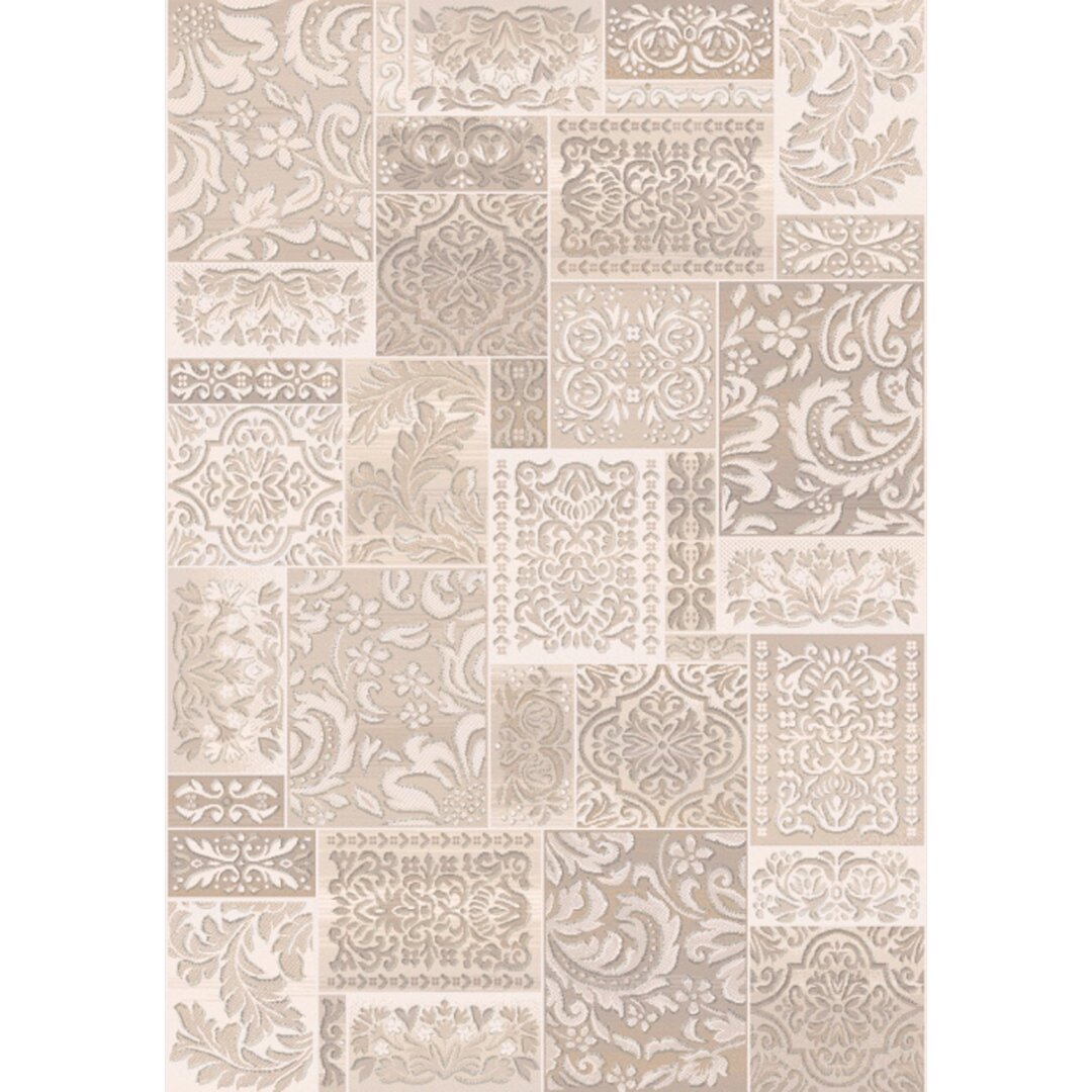 Flachgewebe-Teppich Vilonia in Beige