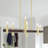 Annies 6 - Light Dimmable Kitchen Island Square / Rectangle Chandelier-954564637