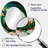 Pazley Emerald Green And Gold Abstract Waves II - Abstract Spirals Mirror, Green Decorative Wall Mirror, Printed Metal Art-1876038487-1876038486