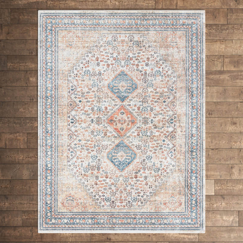 Kaleigh Oriental Indoor Rug, Rectangle 6' x 9'2"
