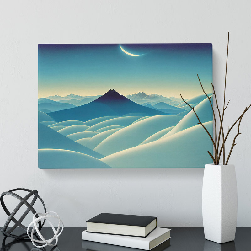 Irresistible Winter Mountains - Wrapped Canvas, 35cm H x 50cm W x 3cm D