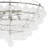 Elegant 8-Light Clear Bubble Glass Chandelier
