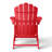 Outdoor Poly Adirondack Chair With Side Table-274661020