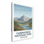 Cairngorms National Park, Scotland - Romantic Highlands Travel Poster: Mountains, Rivers And Heather. Giclee Print On Wrapped Canvas. Wall Art, Home Decor - Regions & Scenic Areas, Scotland - Wrapped Canvas Print-434674126