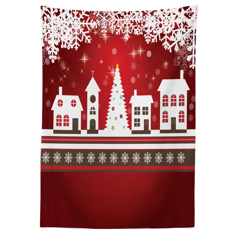 Christmas Tablecloth, 70" L x 52" W