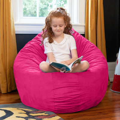 4 Ft. Cocoon Kids Bean Bag Chair and Crash Pad - Microsuede