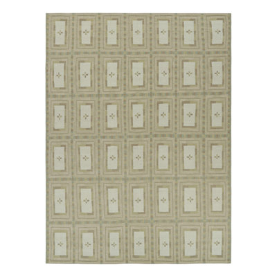 Scandinavian Performance Wool Washable Geometric Indoor Rug