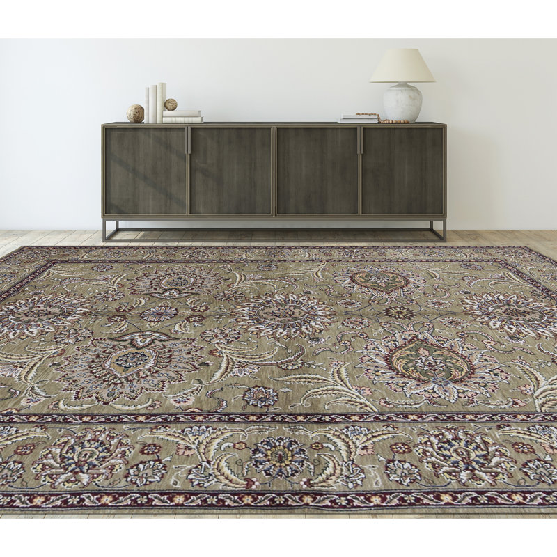 Manchuria Wool Oriental Area Rug, Rectangle 8'9'' x 14'9''