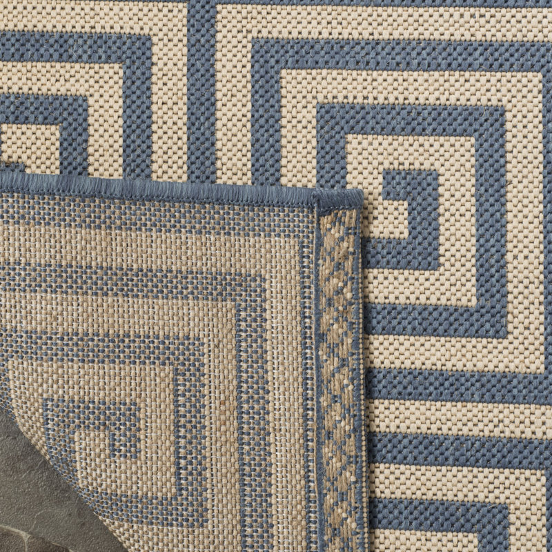 Gowanus 100 Performance Geometric Indoor/Outdoor Area Rug, Rectangle 4' x 6'