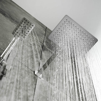 SquareOne TD2 : AQUATONIK T/P with Diverter Shower System with Wallarm Pure Nickel PVD