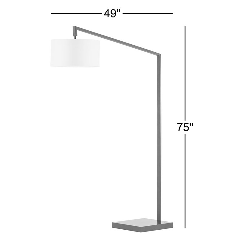 Lampe sur pied Stretch Chairside, Rouge pourpre
