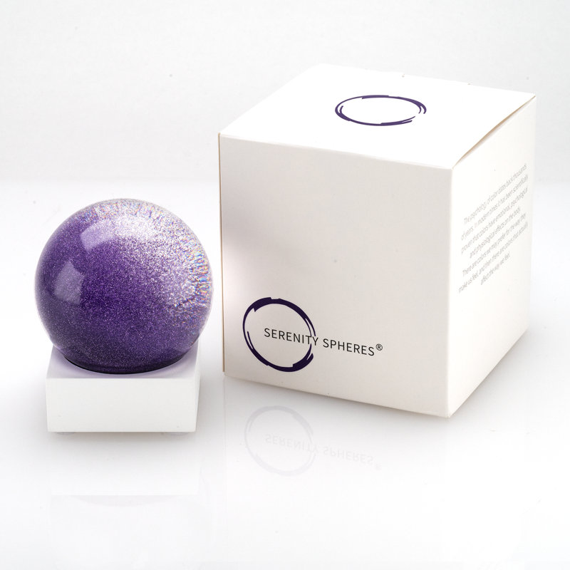 Serenity Sphere, Purple;White