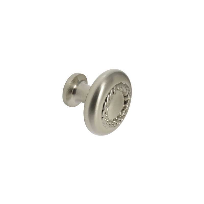 Origins 1 1/4" Diameter Round Knob, Brushed Nickel
