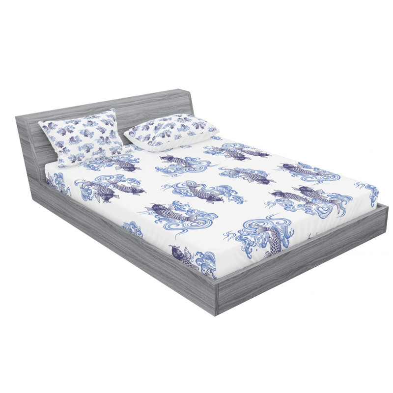 Microfiber Sheet Set, Full Sheet Set with Fitted Sheet