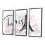 With With Paris Eiffel Tower - 3 pièces, cadre flottant, impression sur toile-652264042-652264043