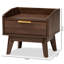 42.926cm W Manufactured Wood Bedside Table