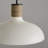 Gwenelle 1 - Light Dark Pewter/Natural Single Pendant
