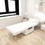 Canapé-lit pliant 4 en 1, chaise-lit pliante, blanc 36 po pour petit appartement avec construction stable et salon de base convertible en métal
