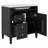 Modern Bathroom Storage Cabinet with Top Sink and a Tip-out Drawer