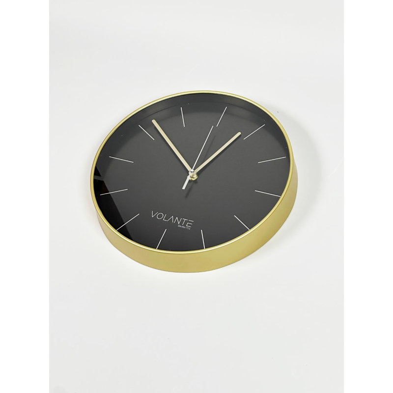 Amati Wall Clock, Gold