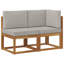122cm Wide Patio Sectional