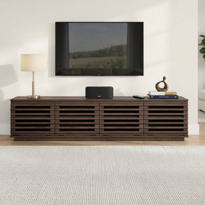 70'' Modern TV Stand Built in LED Light