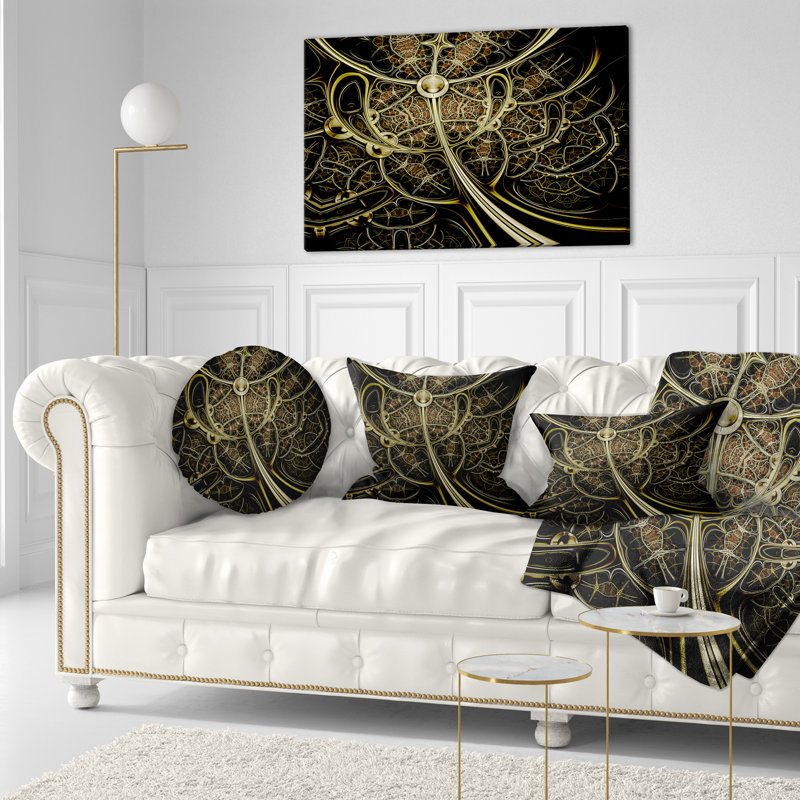 Abstract Throw Pillow, 16" x 16", Throw Pillow
