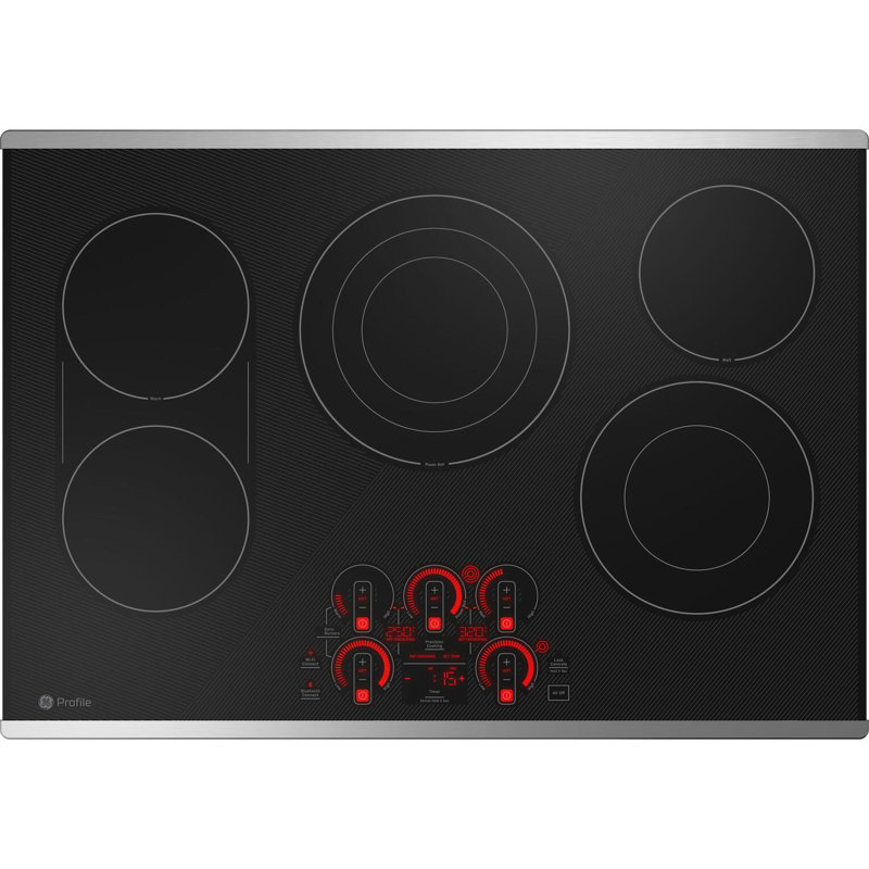 29.75" Electric Cooktop with 5 Elements, Stainless Steel