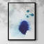 «Spare Blue I», reproduction encadrée de qualité supérieure - prête à être accrochée-88103527-88103528-98029987