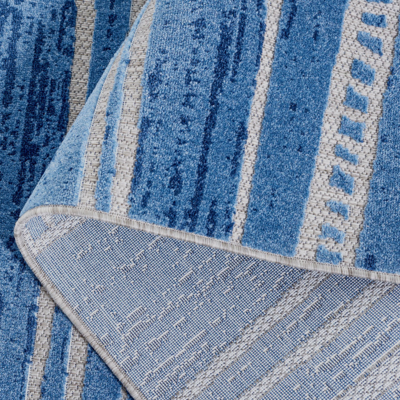 Cottage Performance Abstract Rug, Rectangle 5'3'' x 7'7''