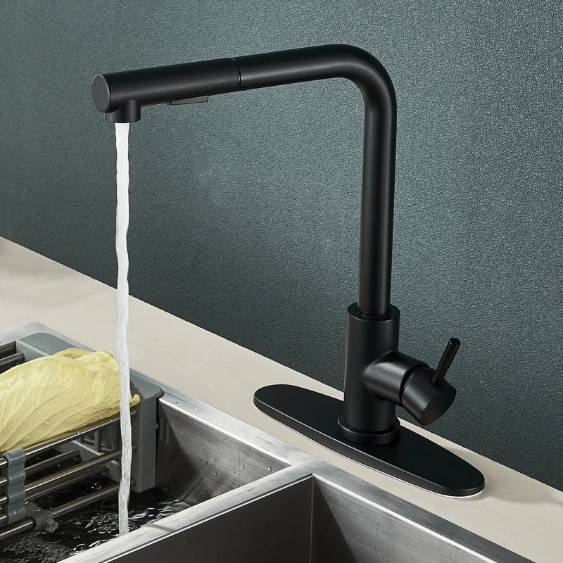 Robinet de cuisine AlenArtWater, Noir mat