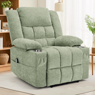 Fauteuil inclinable pour adultes, fauteuil inclinable mural avec massage et chauffage, fauteuils inclinables sans gravité, fauteuil inclinable électrique pour le salon, la chambre à coucher ou le cinéma maison