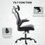 Fauteuil de bureau ergonomique, chaise de bureau avec support lombaire 4D, noir-1728679535-1728679534