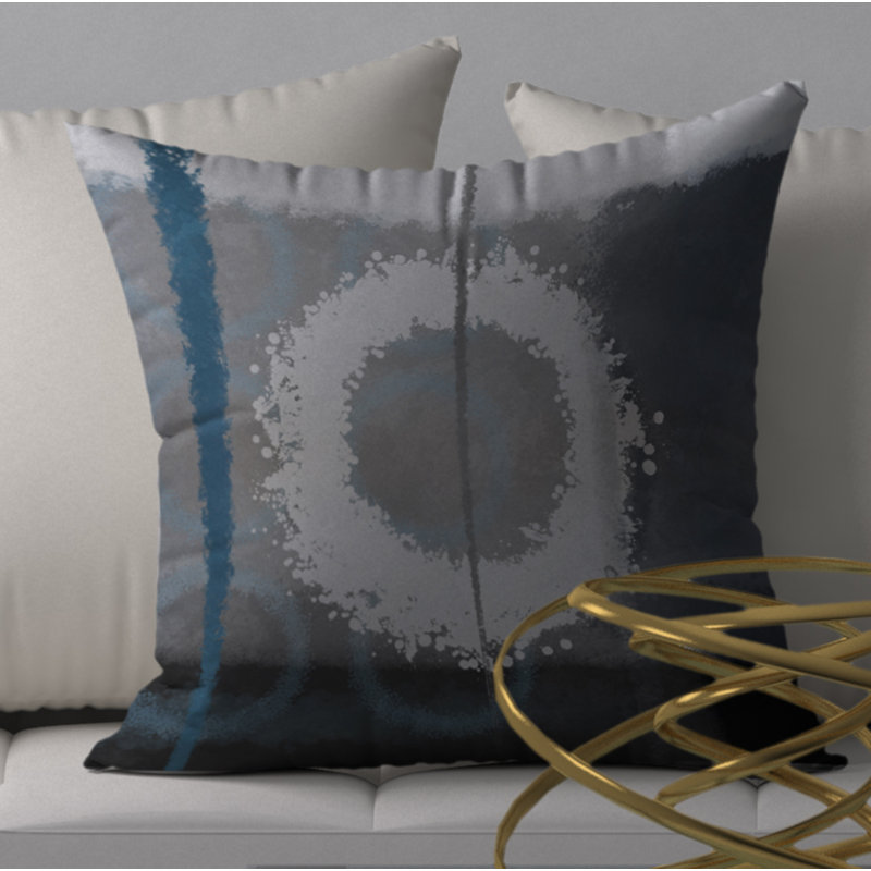 Housse et insert de coussin carré lumineux FABLE, 18" x 18"