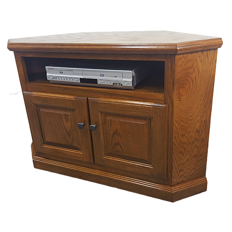 Cloquet Unfinished Corner TV Stand for TVs up to 43", Medium