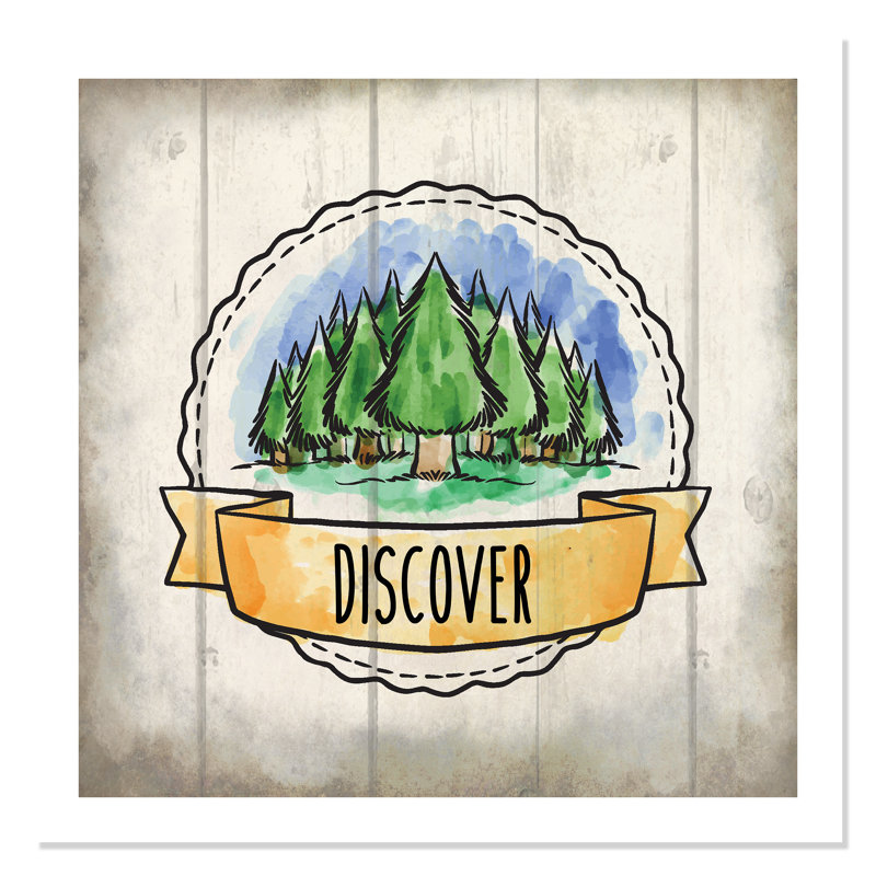 Adventure Is out There 3' Paper Print, 36" H x 36" W x 1" D