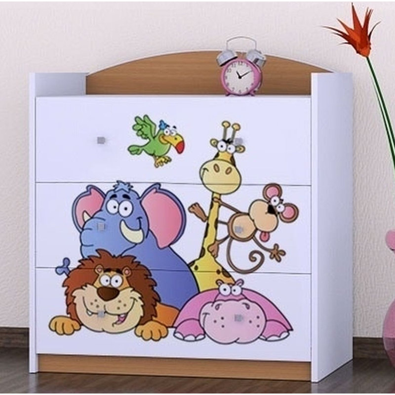 Nord 3 Drawer Chest, Beech
