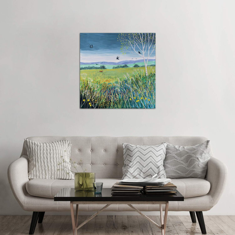 Approaching Storm by Jo Grundy - Wrapped Canvas Painting, 93.98 cm H x 93.98 cm W x 3.175 cm D
