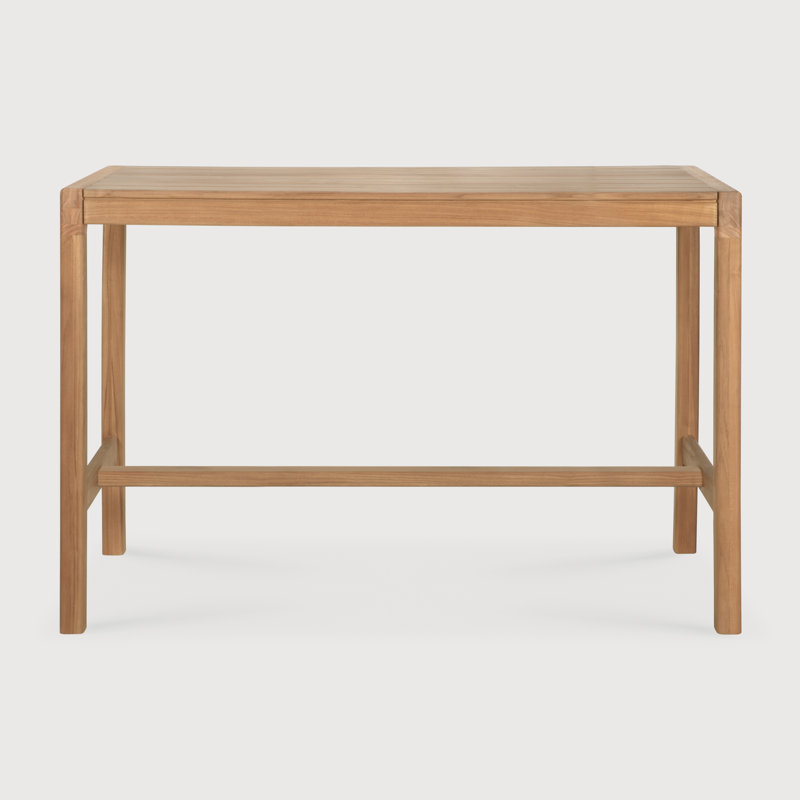 Jack outdoor bar table - teak - rectangular