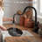 Kitchen Faucet with Pull-Down Sprayer, High Arc Single Handle, 2-Function, Matte Black