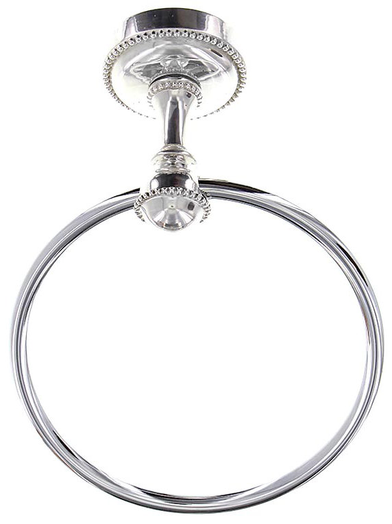 Anneau à serviettes Sanzio, Nickel poli