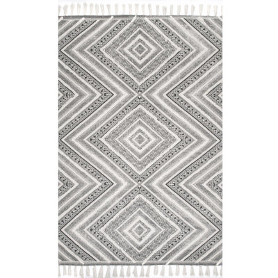 Platte Cotton Geometric Indoor Rug