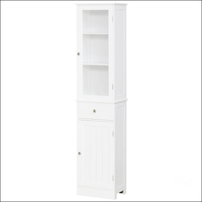 Kleankin Slim Bathroom Storage Cabinet