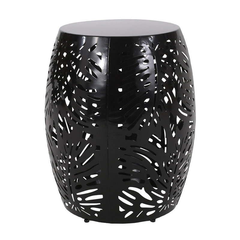 Metal End Table -Large(Only Including Table), Black