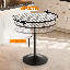 Table de bar ronde de 91 cm (36 po), table de bistrot/pub réglable en hauteur, table de cocktail moderne avec pied central-404812752-452941286
