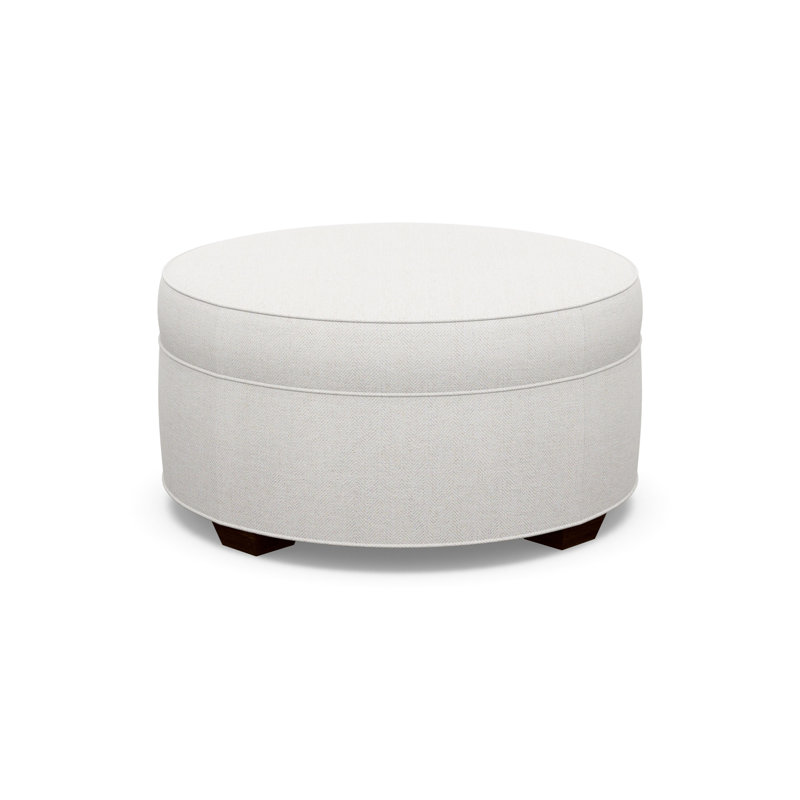 Round Ottoman, Walnut, 3906-73