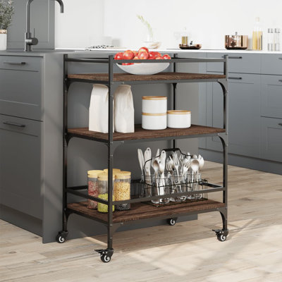 Newfolden Metal Bar Cart