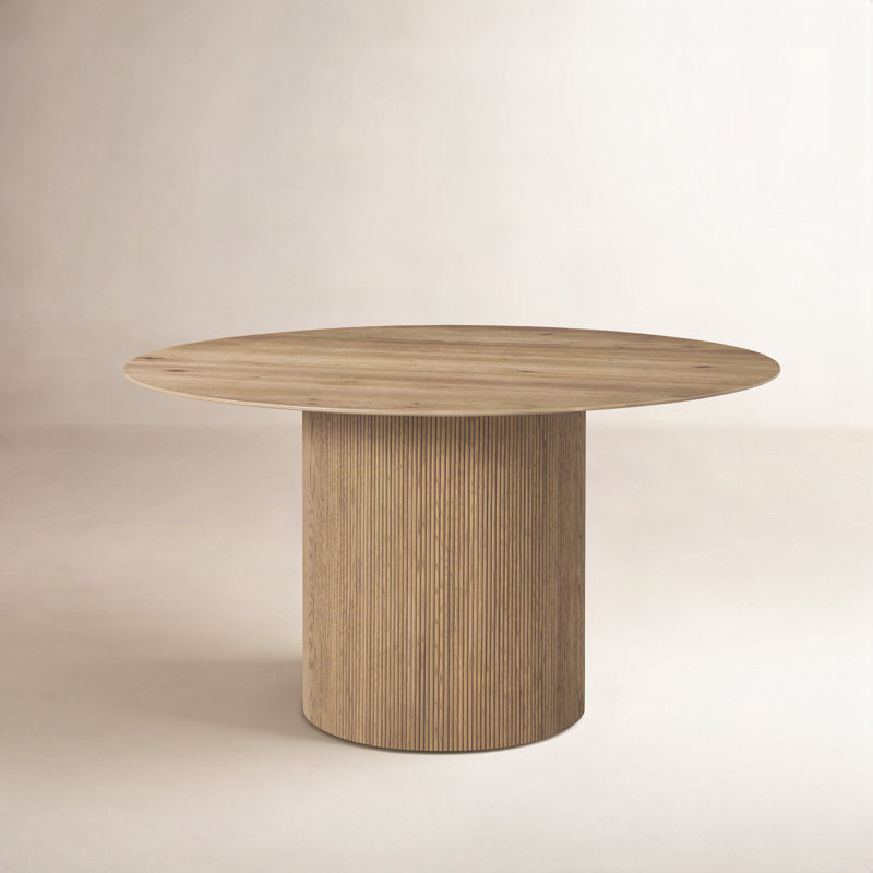 Vienna Dining Table, Natural, 30" H x 53.15" L x 53.15" W