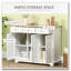Accent Cabinet with 3 Drawers, Doors and Adjustable Shelf